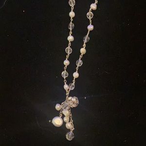 Ti Adora Crystal and pearl necklace